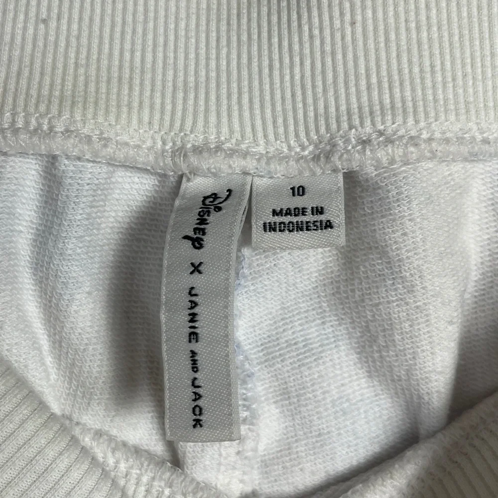 Disney‎ x Janie and Jack Alice in Wonderland Blue White Jogger Pants Girls 10